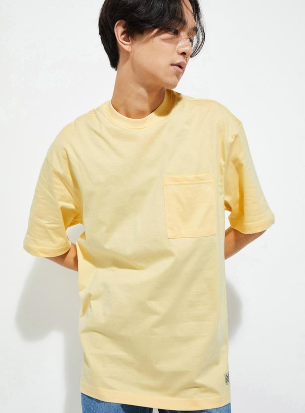 URB_N Men Oversized Solid T-shirt