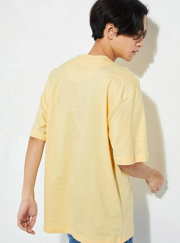 URB_N Men Oversized Solid T-shirt