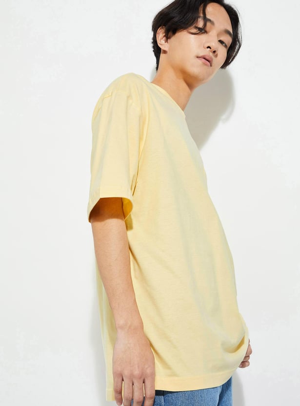 URB_N Men Oversized Solid T-shirt
