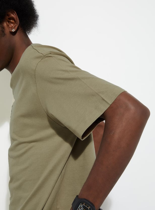 URB_N Men Back Printed Oversized T-shirt