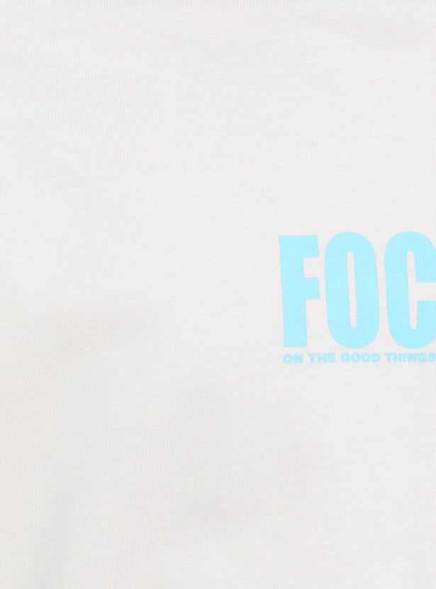 URB_N Men Back Printed Oversized T-shirt