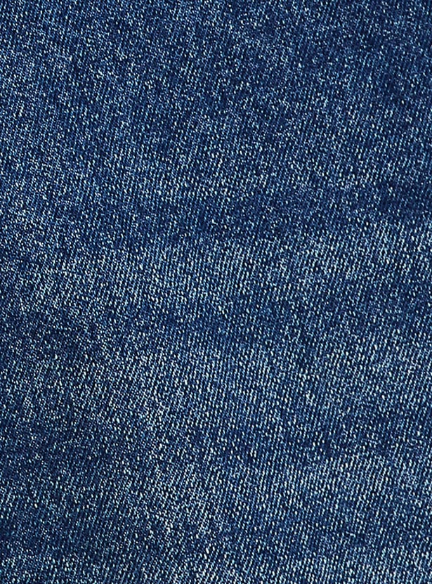 Men Stonewashed Regular Fit Shorts