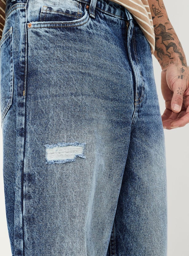 Men's Washed Loose Jeans main image 0