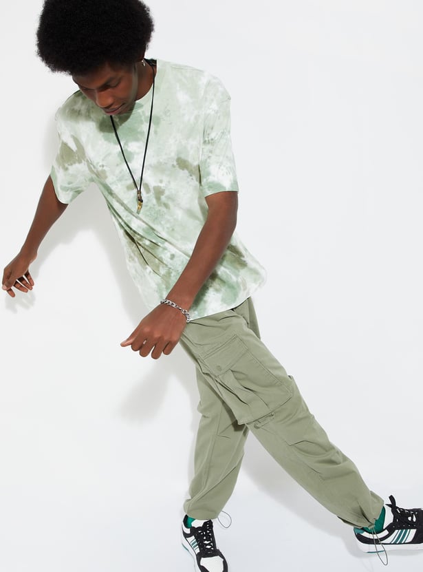 URB_N Men Relaxed Fit Tie & Dye T-shirt