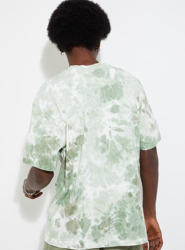 URB_N Men Relaxed Fit Tie & Dye T-shirt