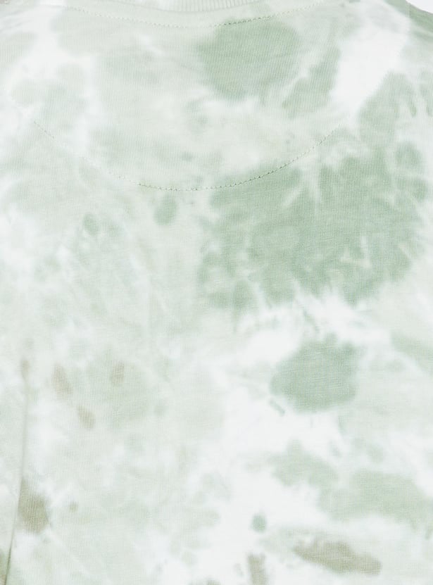 URB_N Men Relaxed Fit Tie & Dye T-shirt