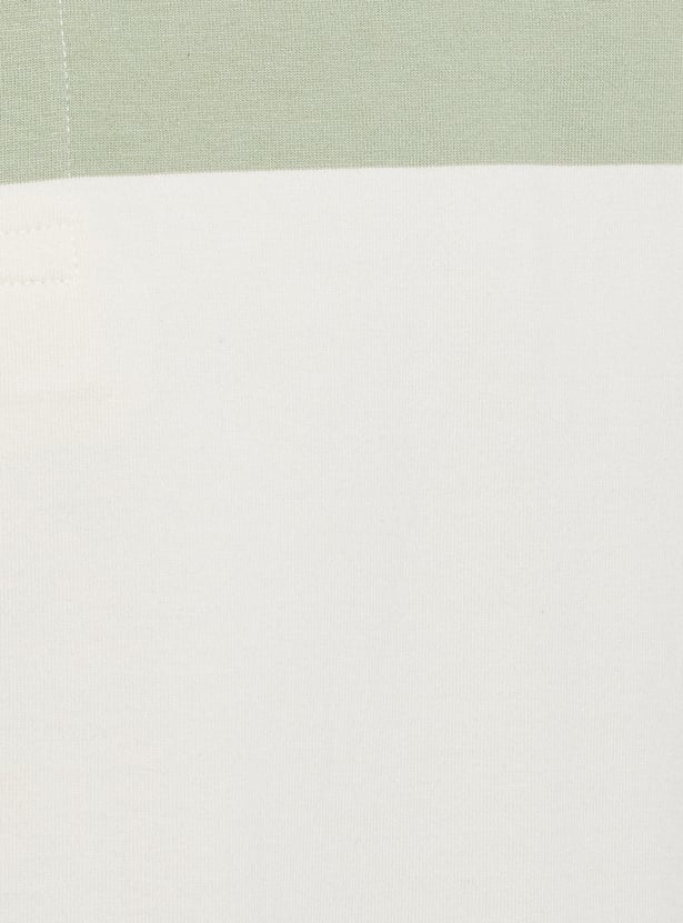 URB_N Men Oversized Striped Polo T-shirt