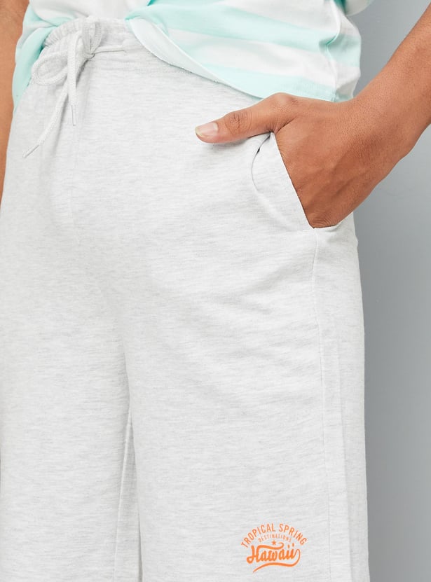 Boys Knit Knee-Length Shorts