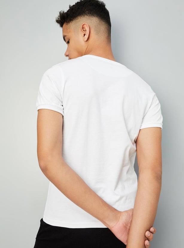 Boys Dragon Ball-Z Printed T-shirt