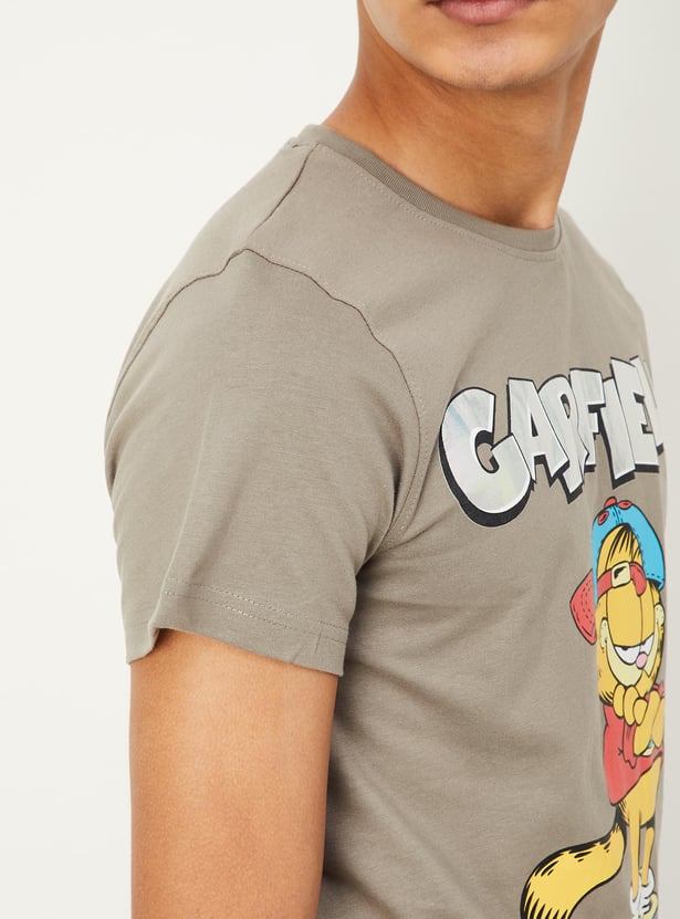 Boys Garfield Print T-shirt