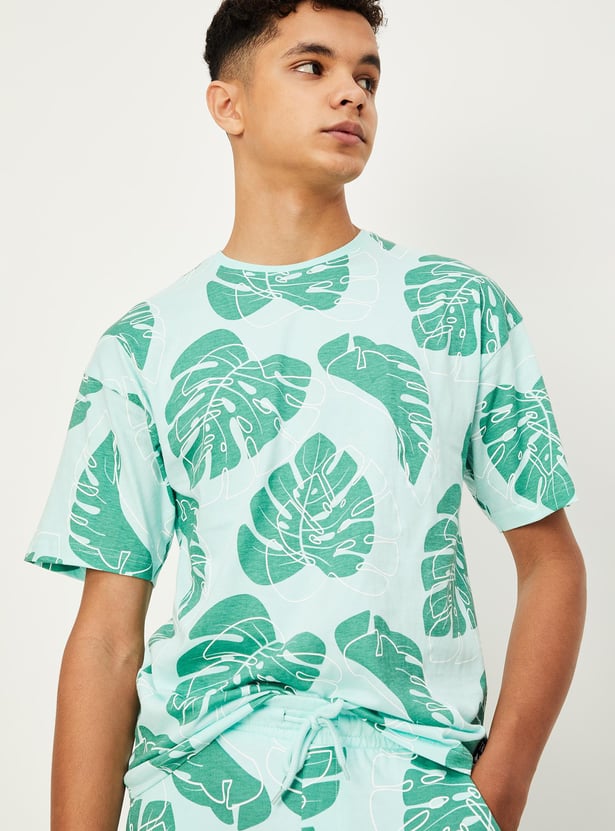 Boys Oversized Printed T-shirt