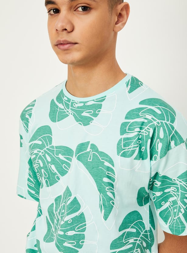 Boys Oversized Printed T-shirt