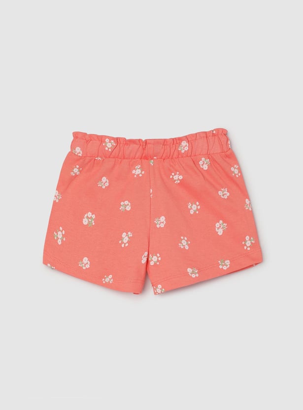 Girls Printed Sleepwear Shorts Set