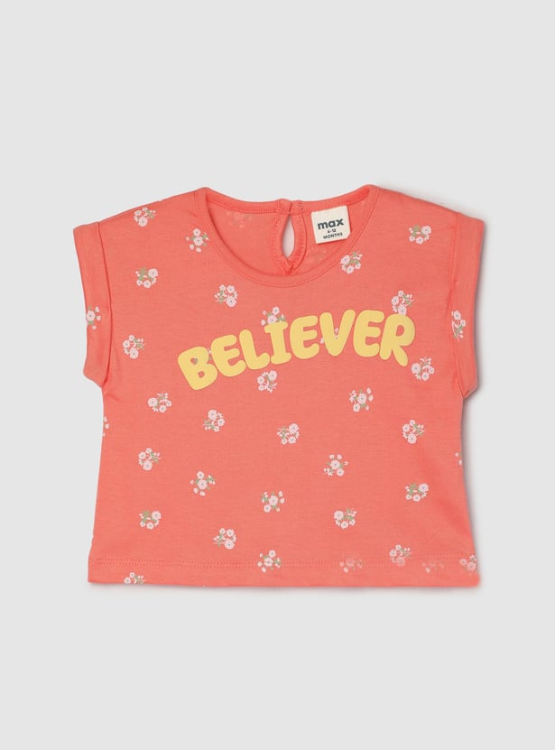 Girls Printed Sleepwear Shorts Set