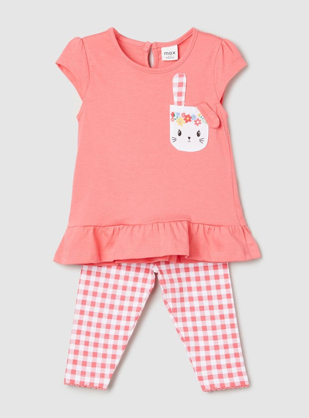 Girls Printed Sleepwear Set