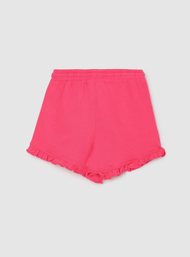 Girls Printed Shorts Set