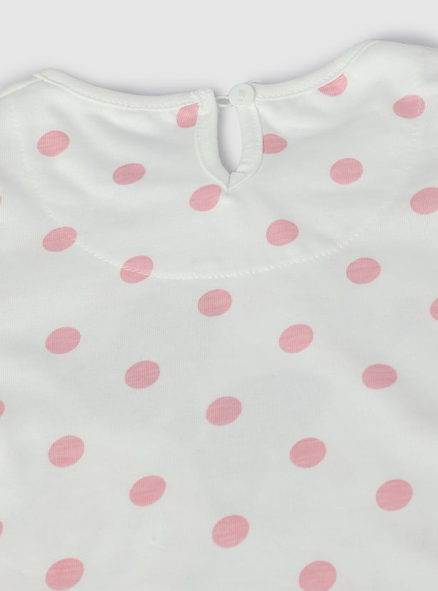 Girls Sequinned Minnie Mouse T-shirt