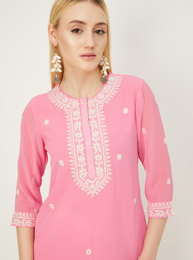 Buy Women Embroidered Kurta Set Online At Just Rs 1899 0 1000013265219 Max Fashion