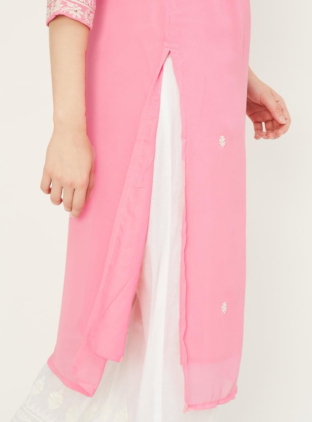 Women Embroidered Kurta Set