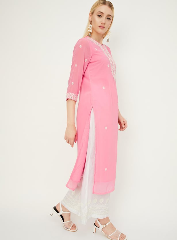 Women Embroidered Kurta Set
