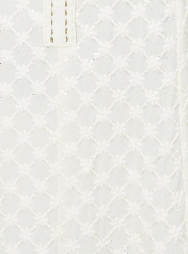 Women Embroidered Kalidar Kurta
