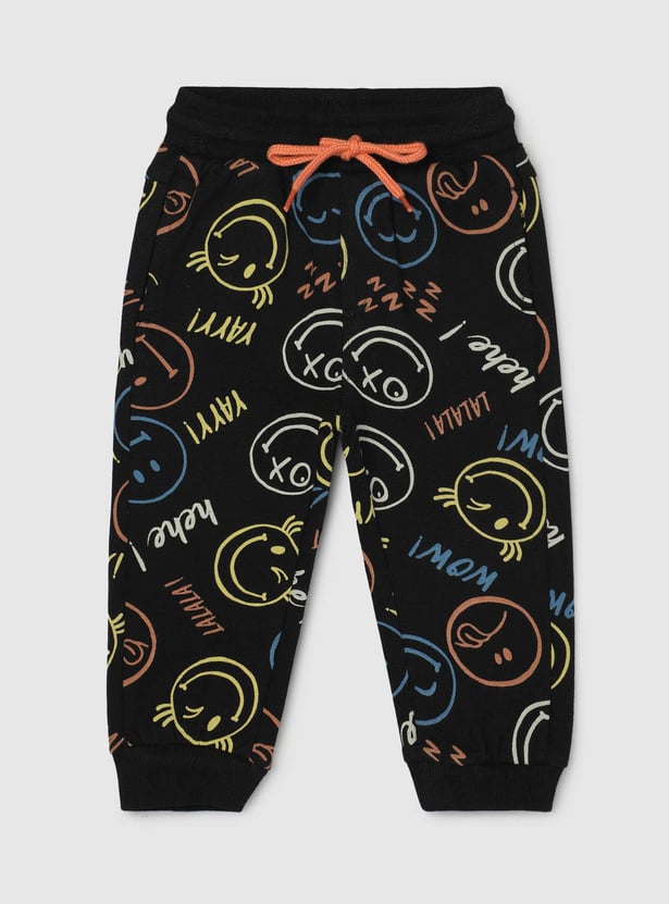 Boys Printed Elasticated Joggers