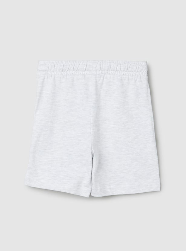 Boys Solid Elasticated Shorts