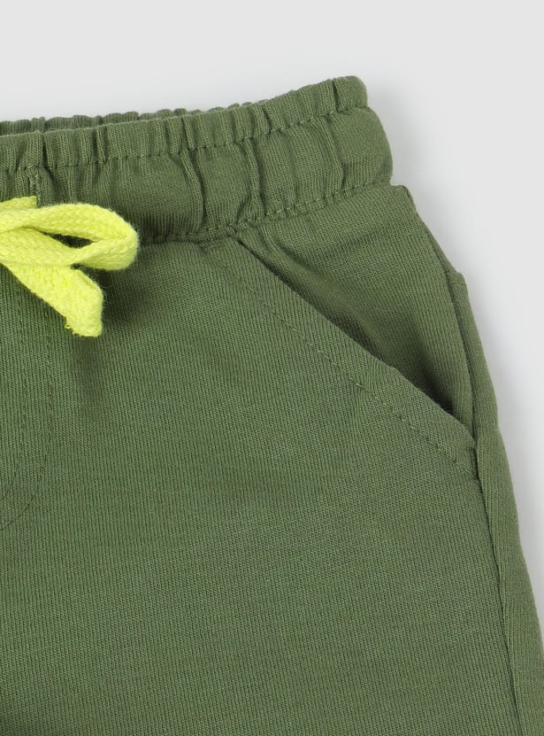 Boys Printed Shorts Set