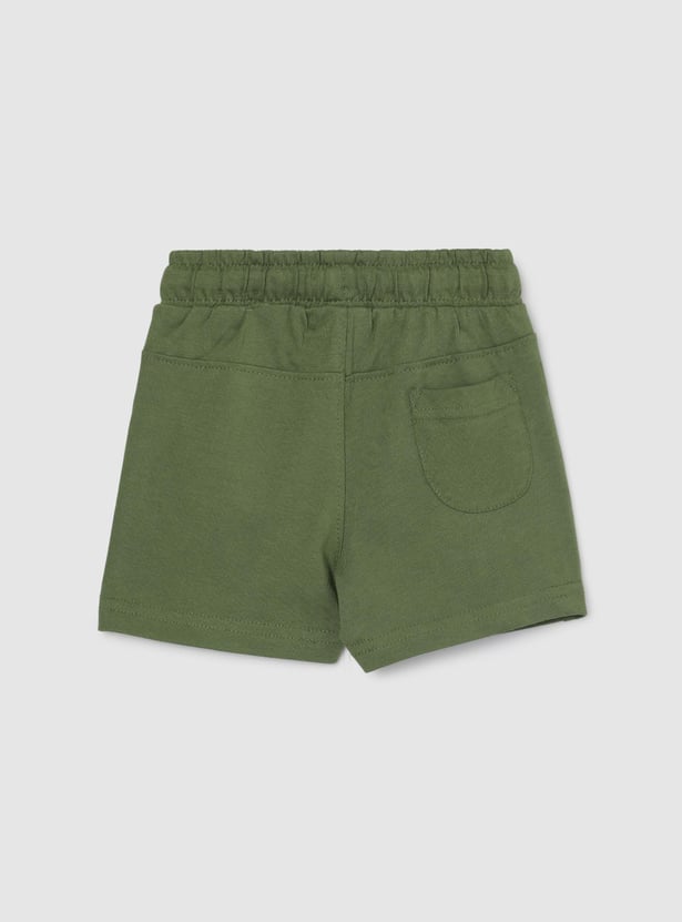 Boys Printed Shorts Set