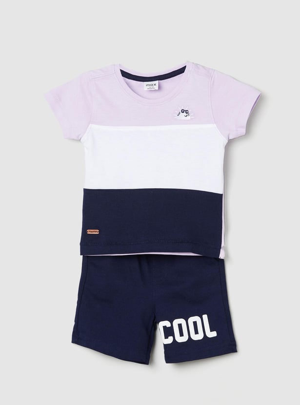 Boys Printed T-shirt and Shorts