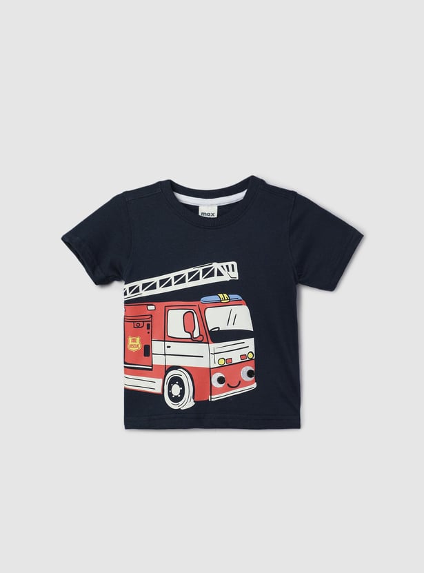 Boys Printed T-shirt and Shorts Set