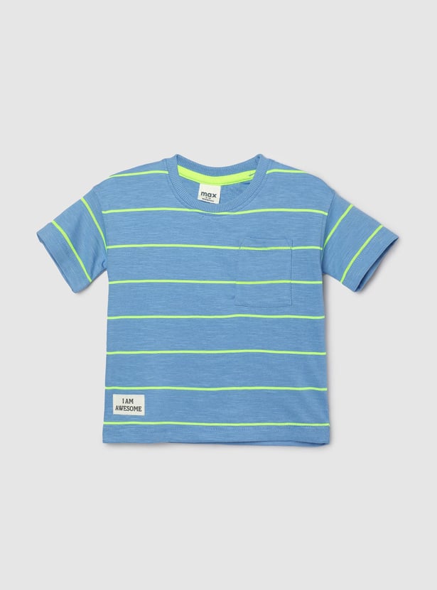 Boys Striped T-shirt with Pocket