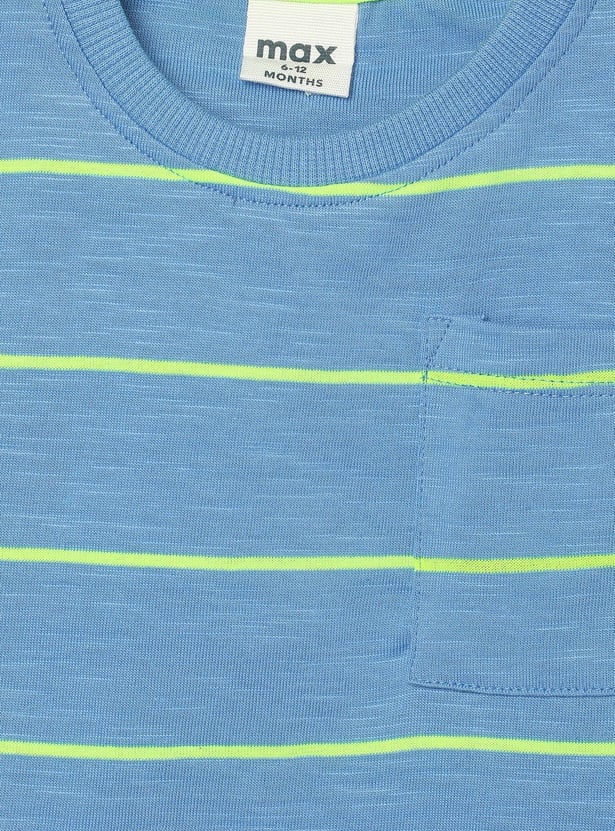 Boys Striped T-shirt with Pocket