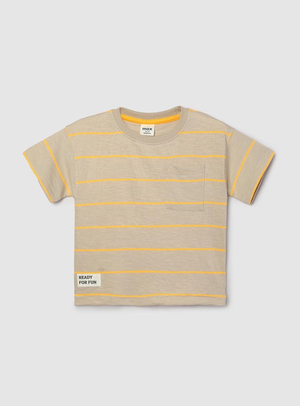Boys Striped T-shirt with Pocket