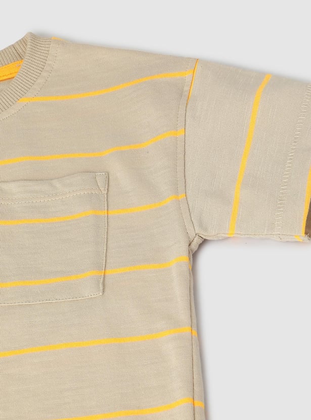 Boys Striped T-shirt with Pocket