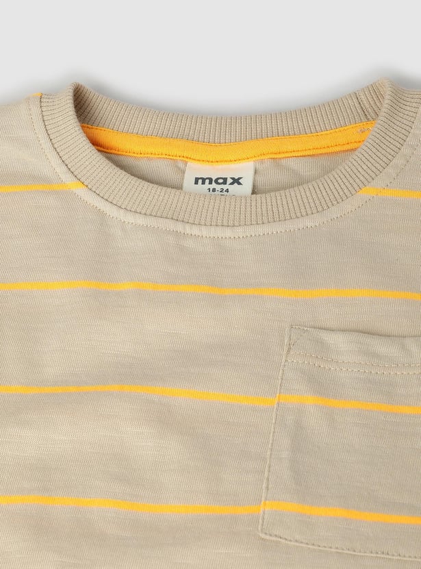 Boys Striped T-shirt with Pocket