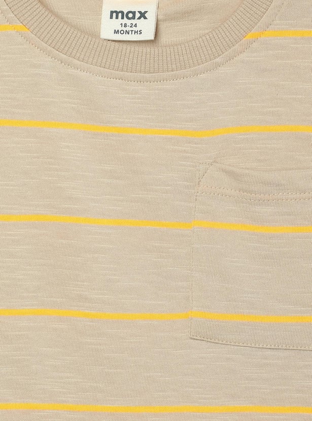 Boys Striped T-shirt with Pocket