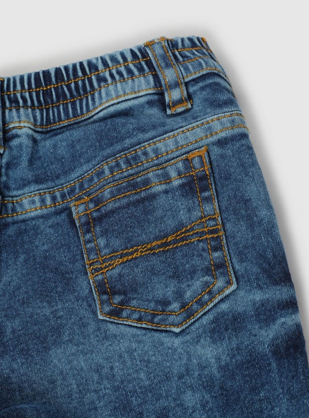 Boys Washed Denim Shorts