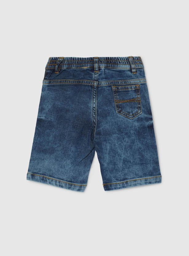 Boys Washed Denim Shorts