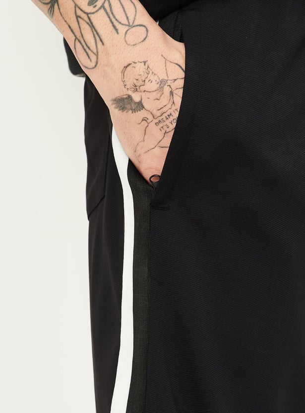 Men Side Panelled Athleisure Shorts