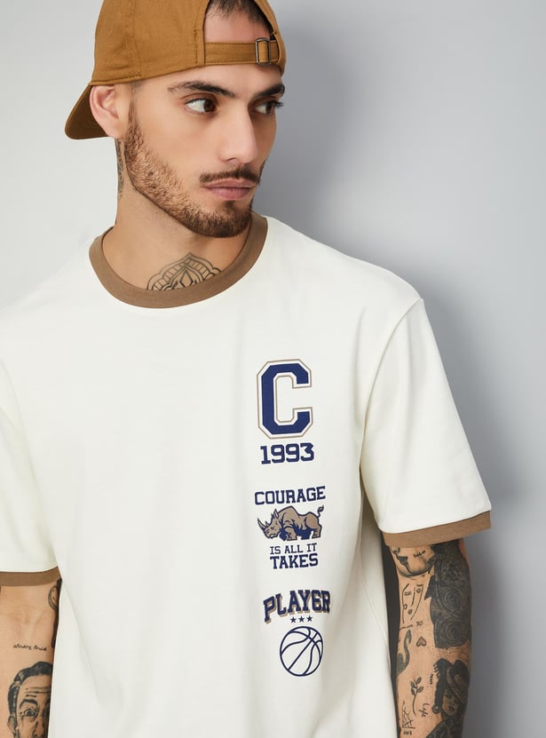 Men Oversized Printed T-shirt