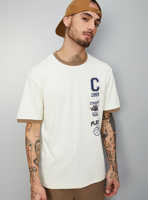 Men Oversized Printed T-shirt