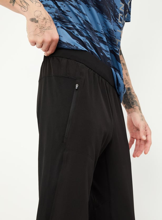 Men Solid Active Joggers