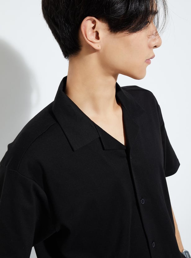 URB_N Men Regular Fit Resort Collar Shirt