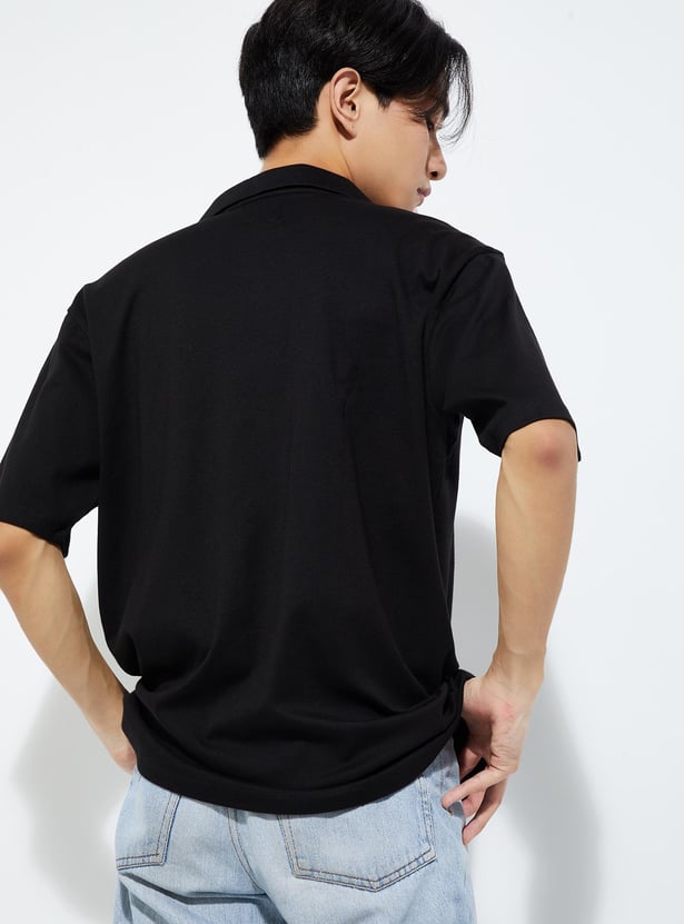 URB_N Men Regular Fit Resort Collar Shirt