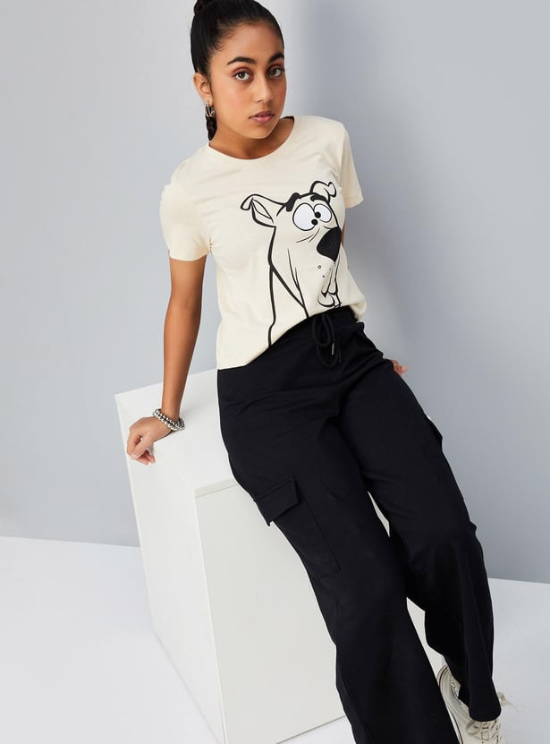 Girls Scooby Doo Printed T-shirt