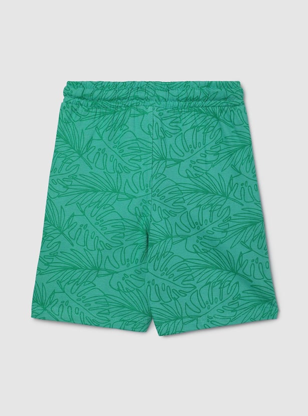 Boys Printed Sleepwear Shorts Set