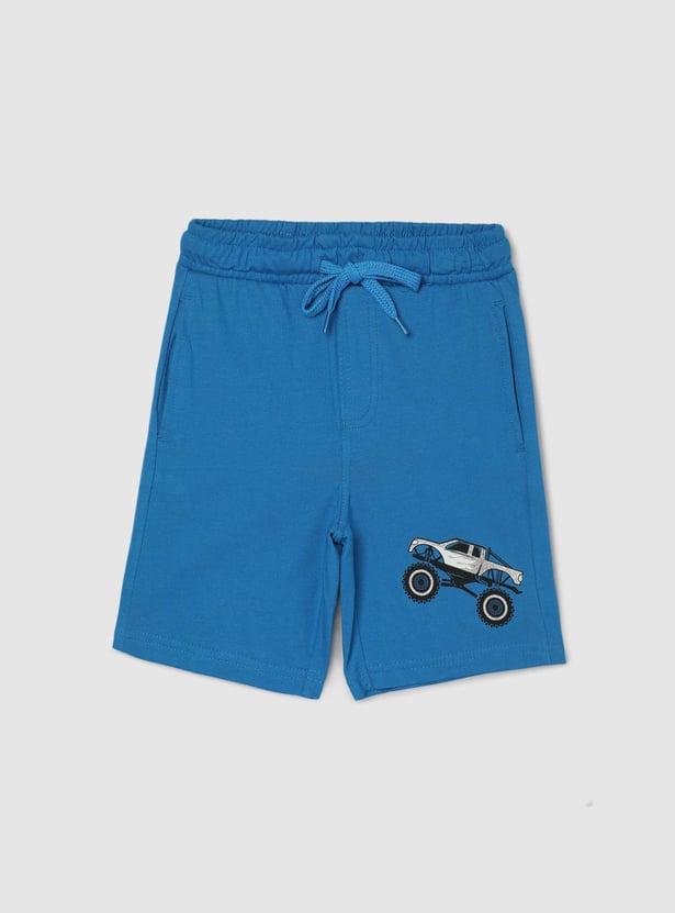 Boys Printed Sleepwear Shorts Set