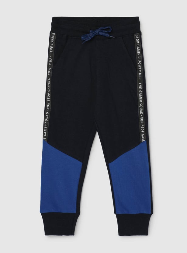 Boys Colourblocked Elasticated Joggers