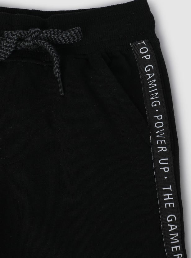 Boys Colourblock Joggers with Side Taping